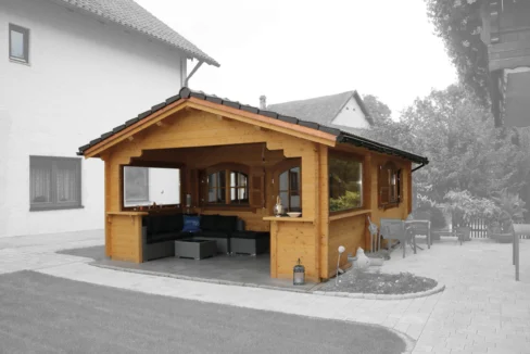 Abri de jardin bois 20,25 m² Tennessee - vue 1
