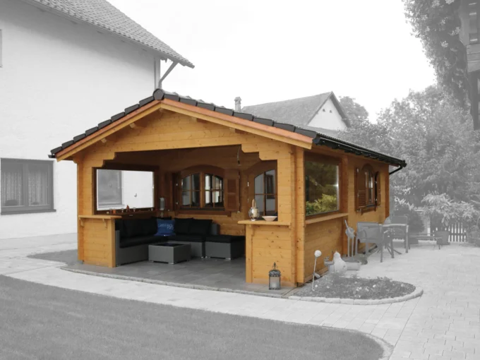 Abri de jardin bois 20,25 m² Tennessee - vue 1