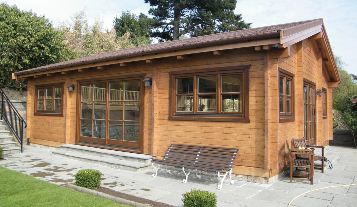 Chalet de jardin en bois 80 m² Newcastle - vue 1