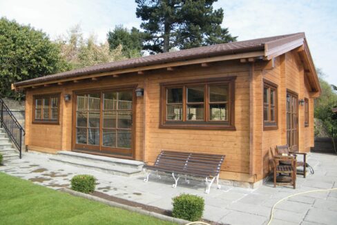 Chalet de jardin en bois 80 m² Newcastle - vue 1
