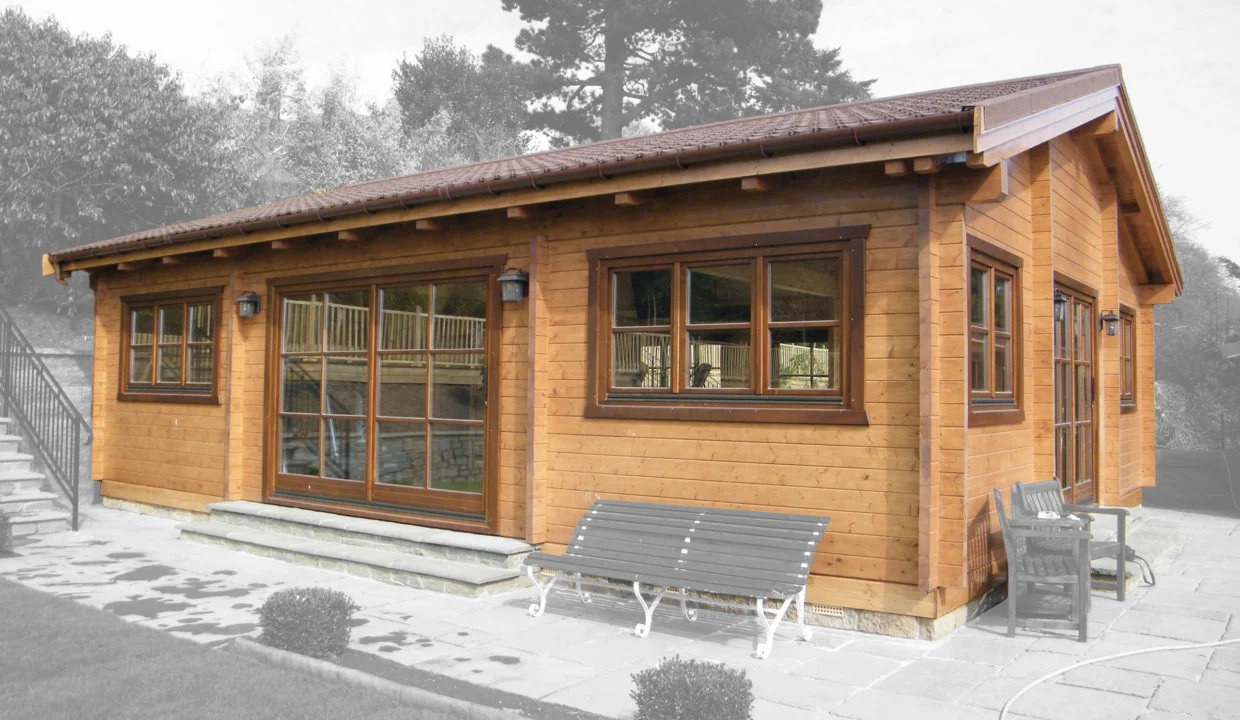 Chalet de jardin en bois 80 m² Newcastle - vue 2