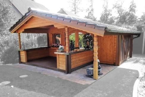 Abri de jardin bois 12 m² Blackwood - vue 3