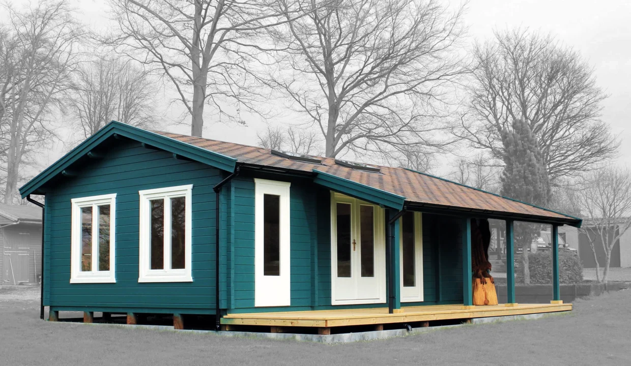 Chalet de jardin en bois 40 m² Falkland - vue 1