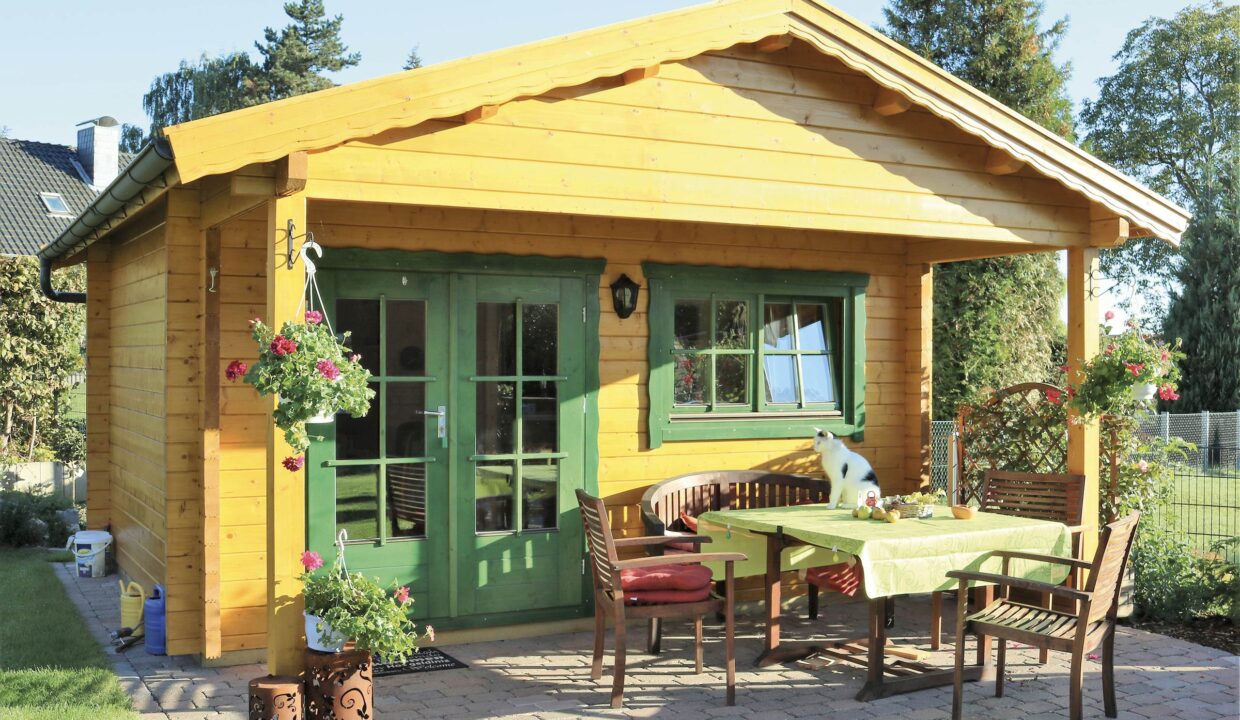 Abri de jardin bois 15,4 m² Sudor - vue 2