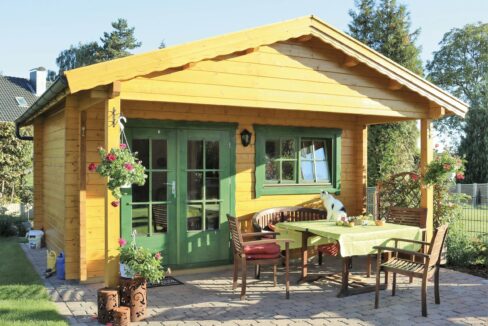 Abri de jardin bois 15,4 m² Sudor - vue 2