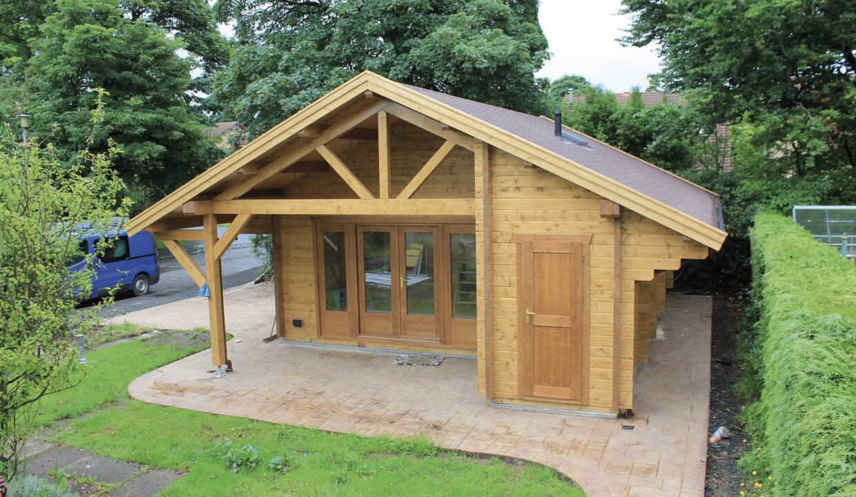 Chalet de jardin en bois 54,34 m² Livingston - vue 1