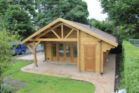 Chalet de jardin en bois 54,34 m² Livingston - vue 1