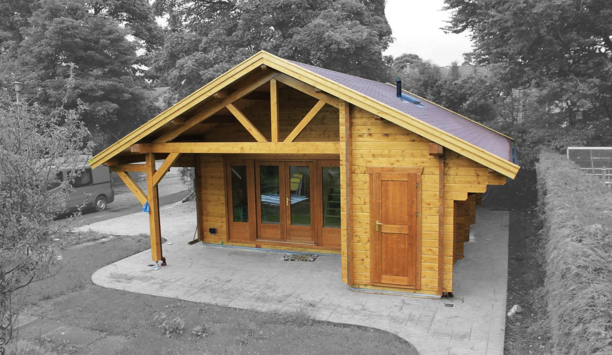 Chalet de jardin en bois 54,34 m² Livingston - vue 2