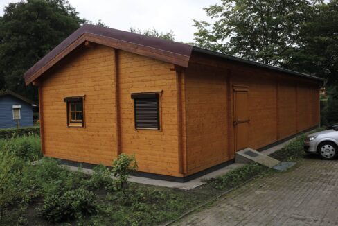 Chalet en bois 99 m² Clubhouse - vue 2