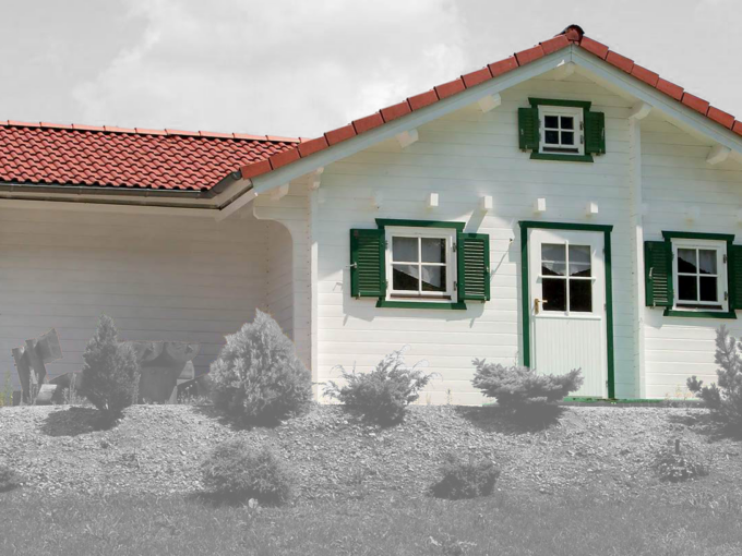 Chalet en bois 39 m² Natalia - vue 1