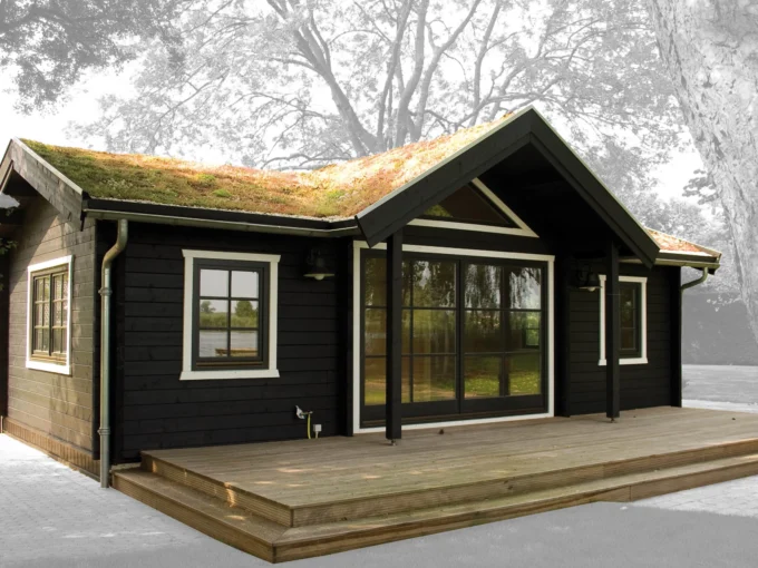Chalet en bois 37,03 m² Lennox - vue 1