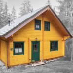 Maison en bois RAPHAEL - 64 m², 94 mm - vue 1