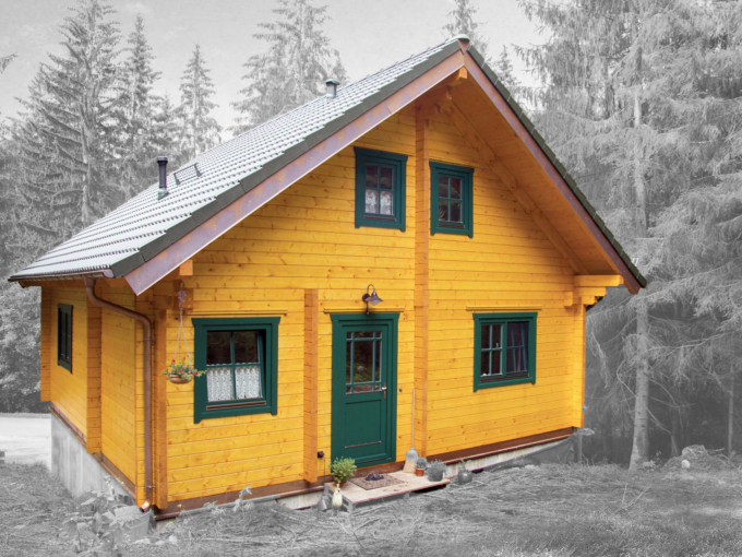 Maison en bois RAPHAEL - 64 m², 94 mm - vue 1