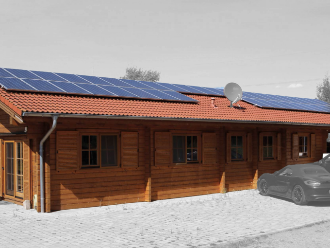 Maison en bois SUMMERVILLE - 133,46 m², 94 mm - vue 1