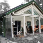Maison en bois GREENHOUSE - 48 m², 94 mm - vue 1