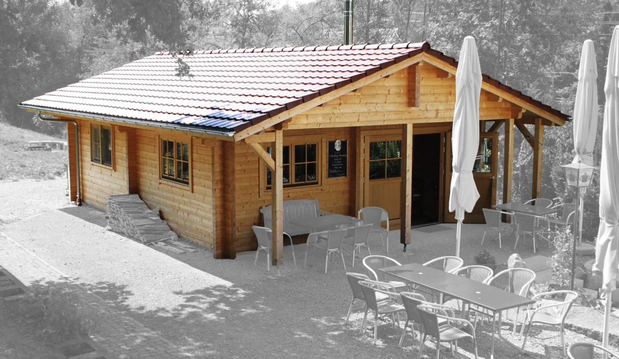 Chalet en bois 48 m² Backhus - vue 1