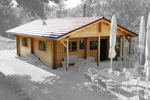 Chalet en bois 48 m² Backhus - vue 1