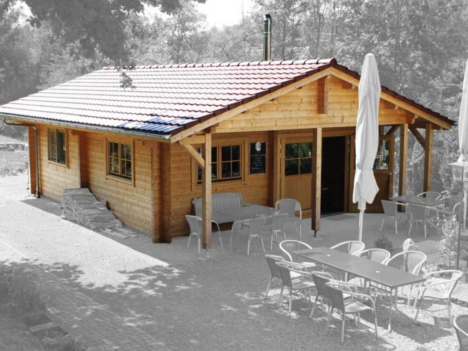 Chalet en bois 48 m² Backhus - vue 1