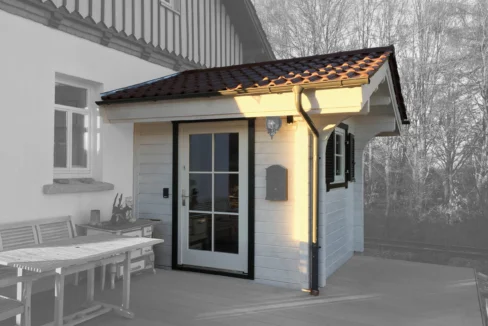 Chalet en bois 7,83 m² Windfang - vue 3
