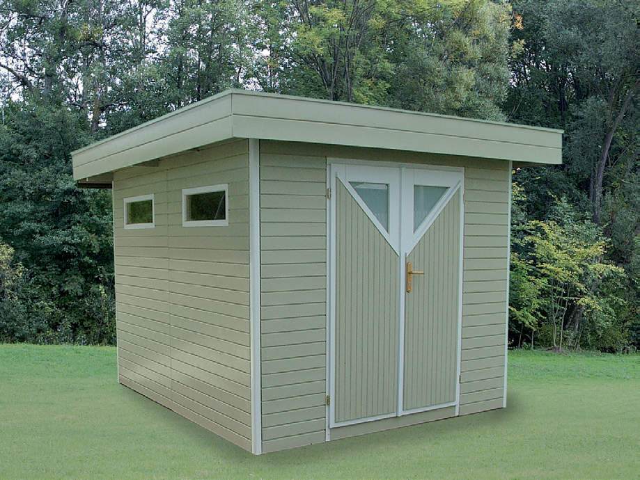 Abri de jardin bois 6,72 m² MH2 2428 F - vue 1