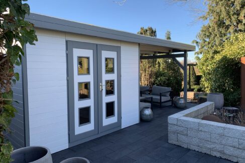 Abri de jardin bois 9 m² MH2 3030 avec appentis - vue 2