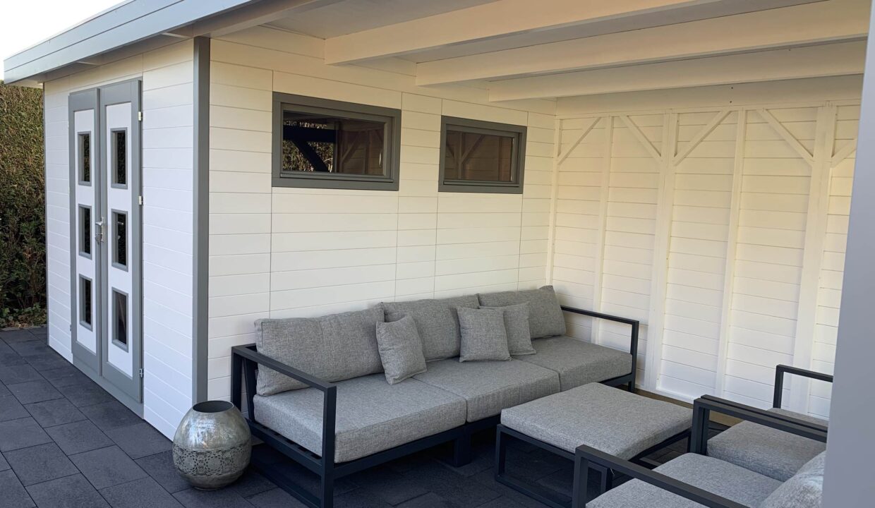Abri de jardin bois 9 m² MH2 3030 avec appentis - vue 4