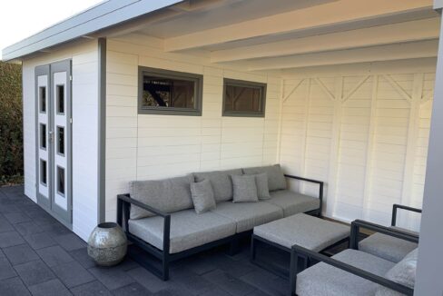 Abri de jardin bois 9 m² MH2 3030 avec appentis - vue 4