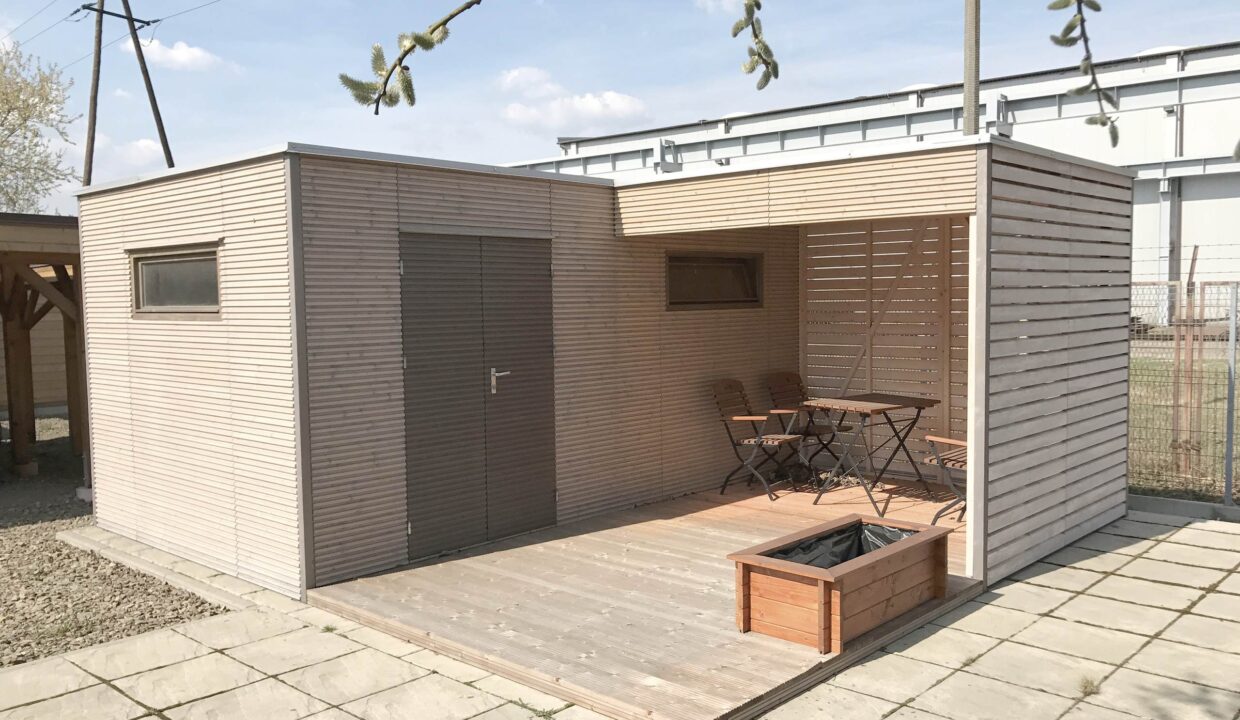 Abri de jardin bois 15 m² Cubo 3050 + 270 AN - vue 2