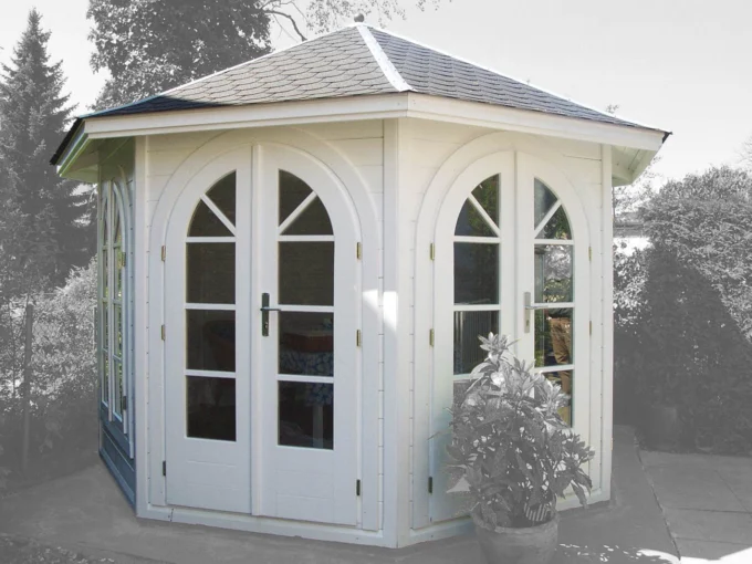 Pavillon de jardin en bois COLMAR - 45 mm - vue 1