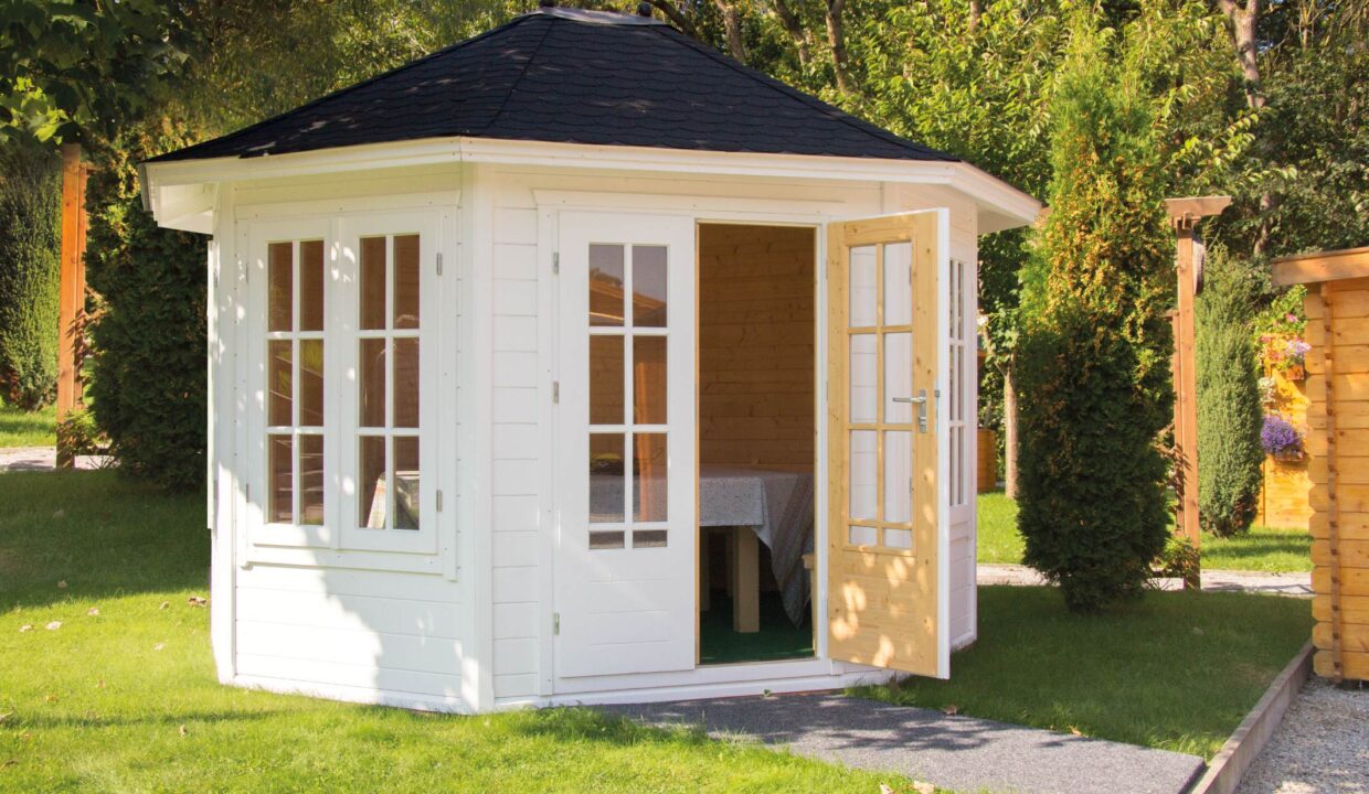 Pavillon de jardin en bois 14 m² Vernon 2 - vue 3