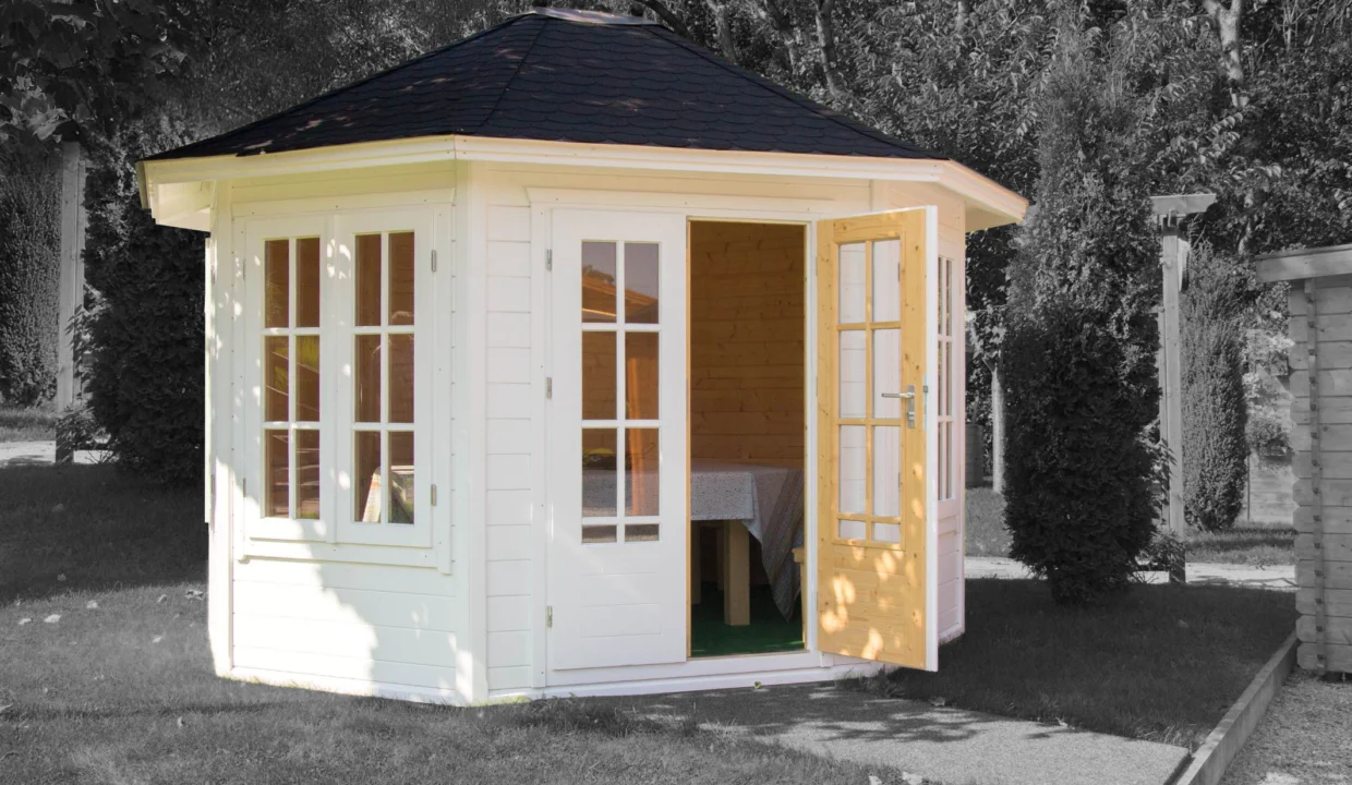 Pavillon de jardin en bois 14 m² Vernon 2 - vue 4