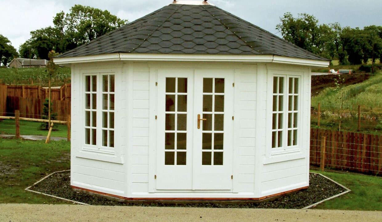 Pavillon de jardin en bois 14 m² Vernon 2 - vue 1