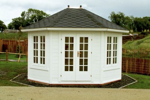 Pavillon de jardin en bois 14 m² Vernon 2 - vue 1