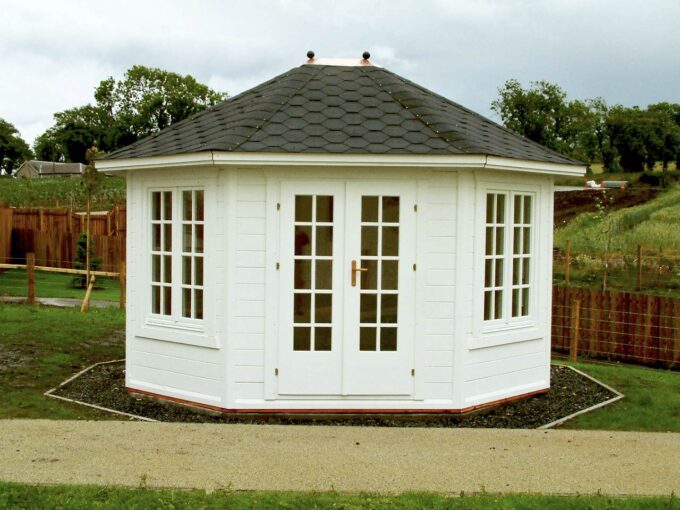 Pavillon de jardin en bois 14 m² Vernon 2 - vue 1