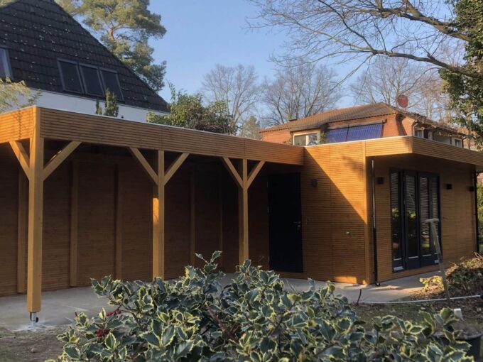 Abri de jardin bois  m² Cubo 3863 + 590 SD - vue 1