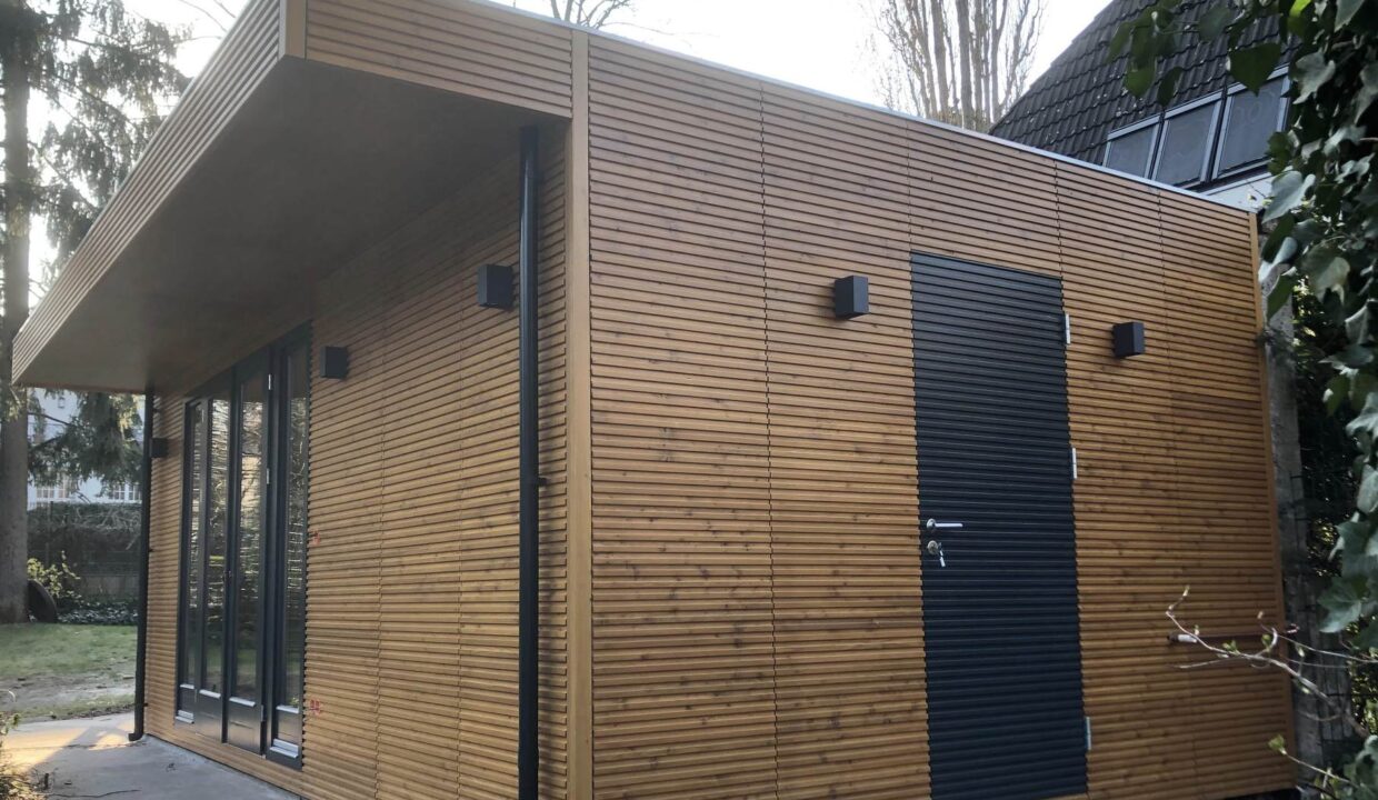 Abri de jardin bois  m² Cubo 3863 + 590 SD - vue 3