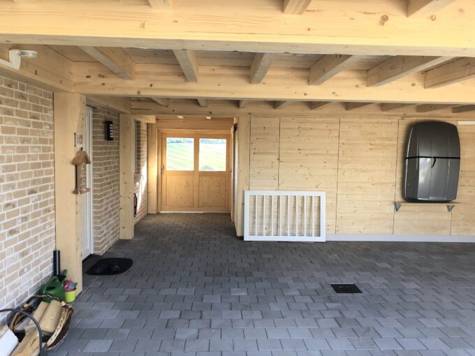 Carport en bois 53,36 m² Cara Easy 6582 - vue 1