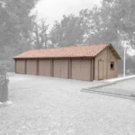 Garage en bois Garage Provence 60145 S - vue 1