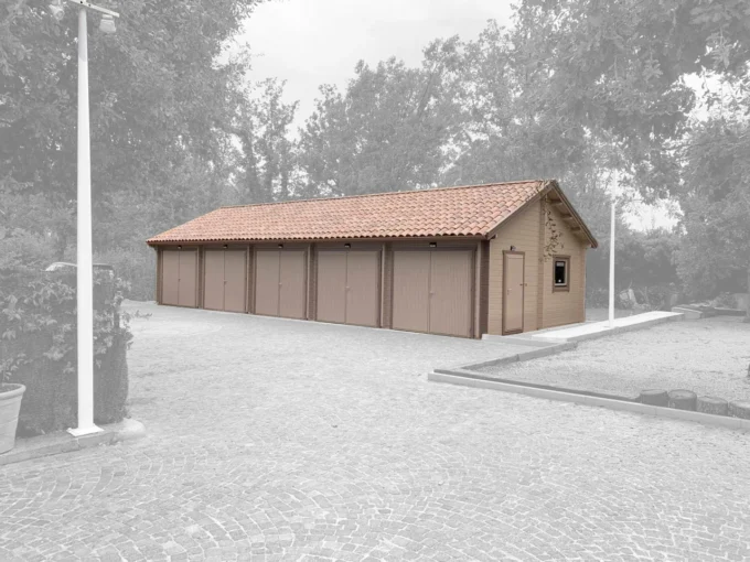 Garage en bois Garage Provence 60145 S - vue 1