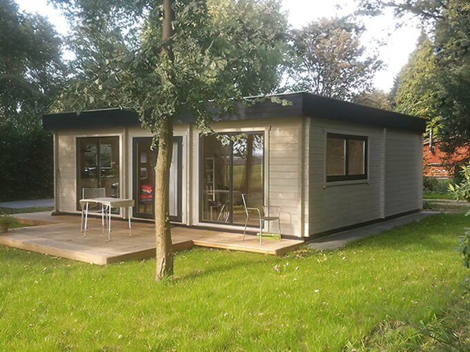 Chalet en bois 53,9 m² Tilburg - vue 1