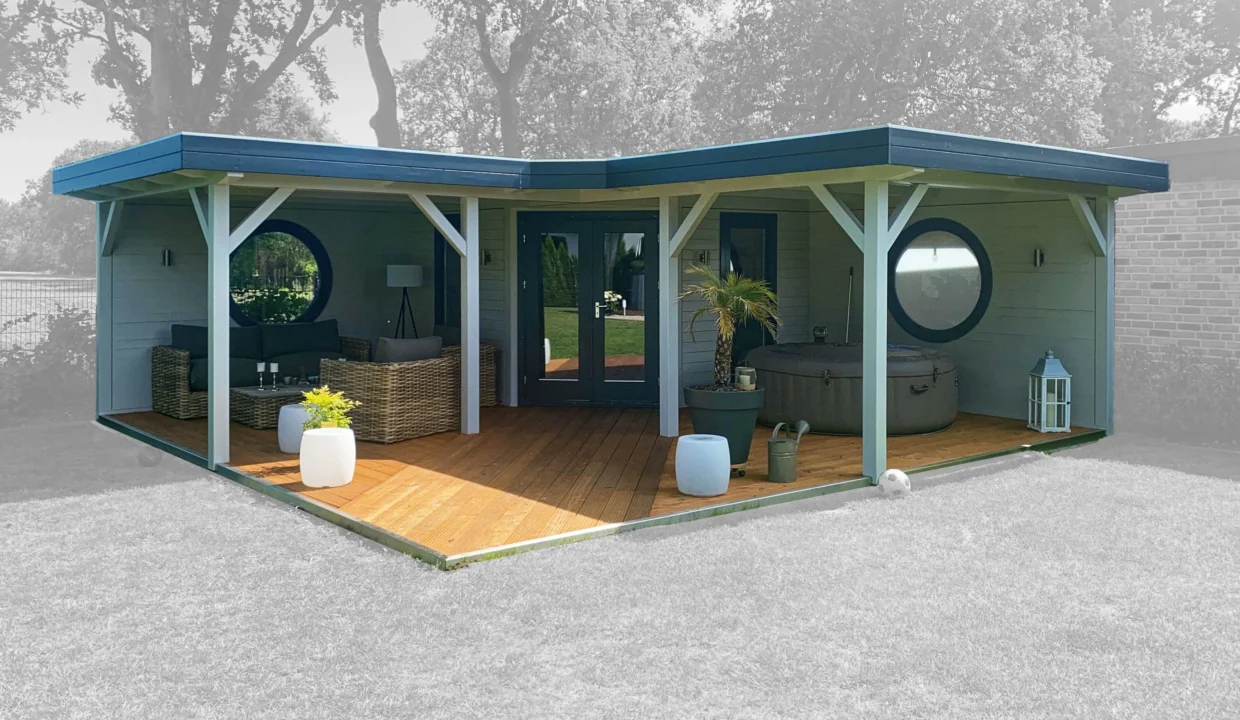 Abri de jardin bois 12,25 m² Flaco - vue 1