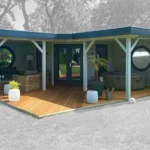Abri de jardin bois 12,25 m² Flaco - vue 1