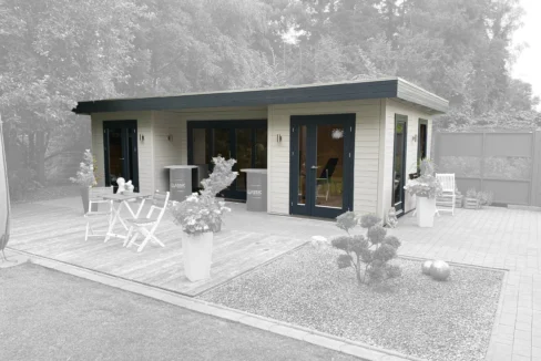 Studio bien-être en bois 34 m² Solair 4085 - vue 1