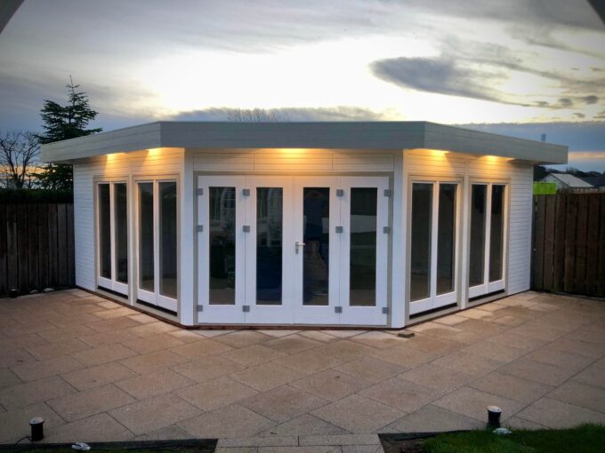 Chalet de jardin en bois 36 m² Easy 6060 F - vue 1