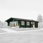 Chalet en bois 50 m² Hillhouse - vue 1