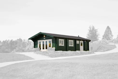 Chalet en bois 50 m² Hillhouse - vue 1
