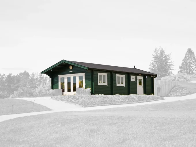 Chalet en bois 50 m² Hillhouse - vue 1