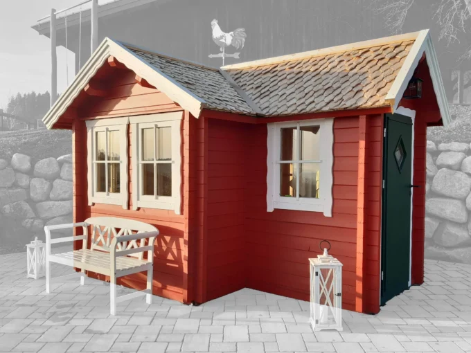 Abri de jardin bois 6 m² Öresund - vue 1