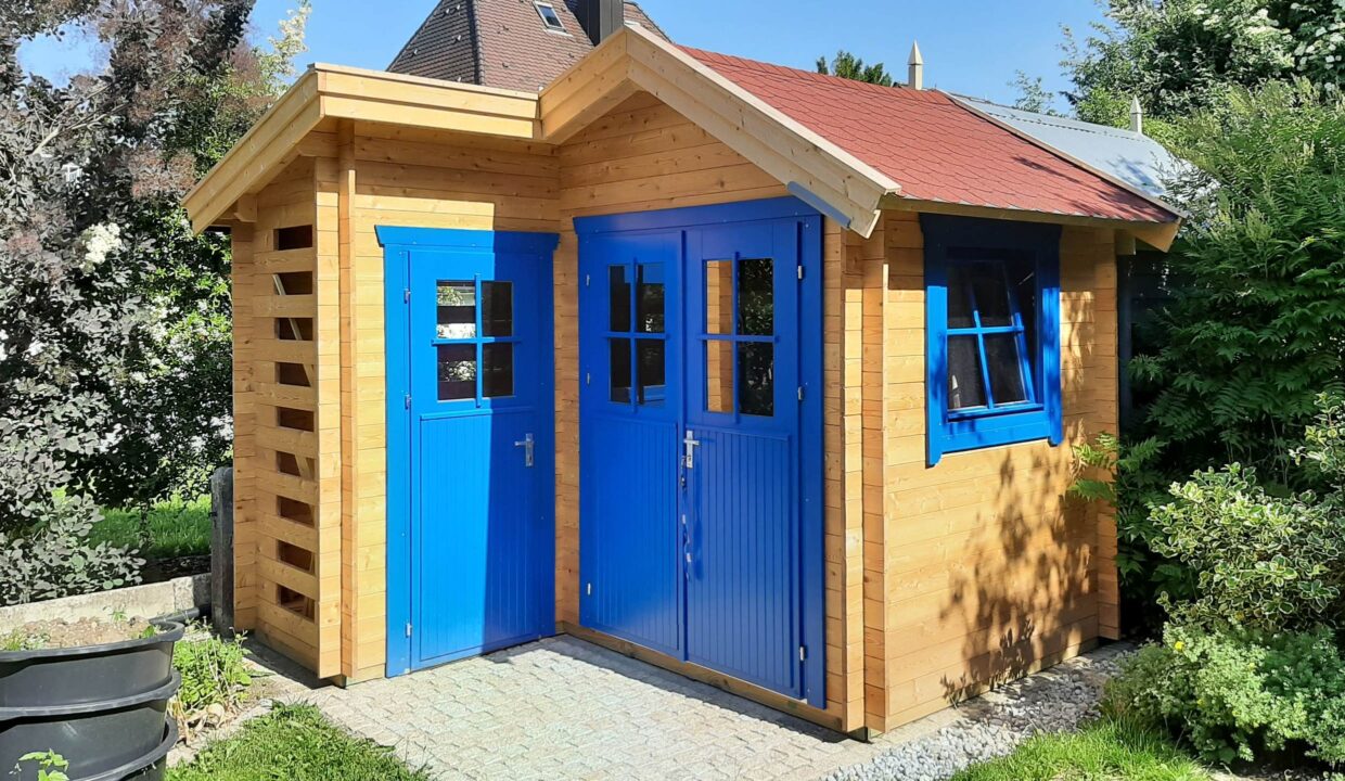 Abri de jardin bois 3,6 m² Mykonos - vue 1