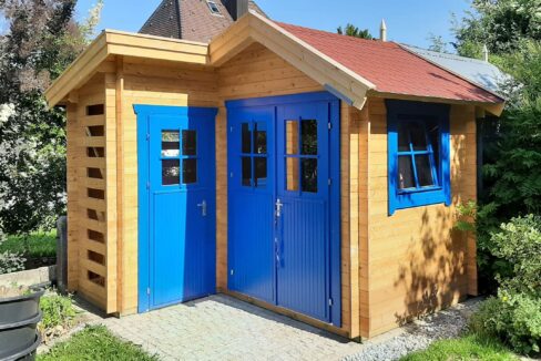 Abri de jardin bois 3,6 m² Mykonos - vue 1